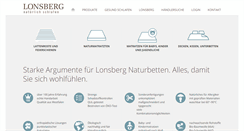 Desktop Screenshot of lonsberg.de